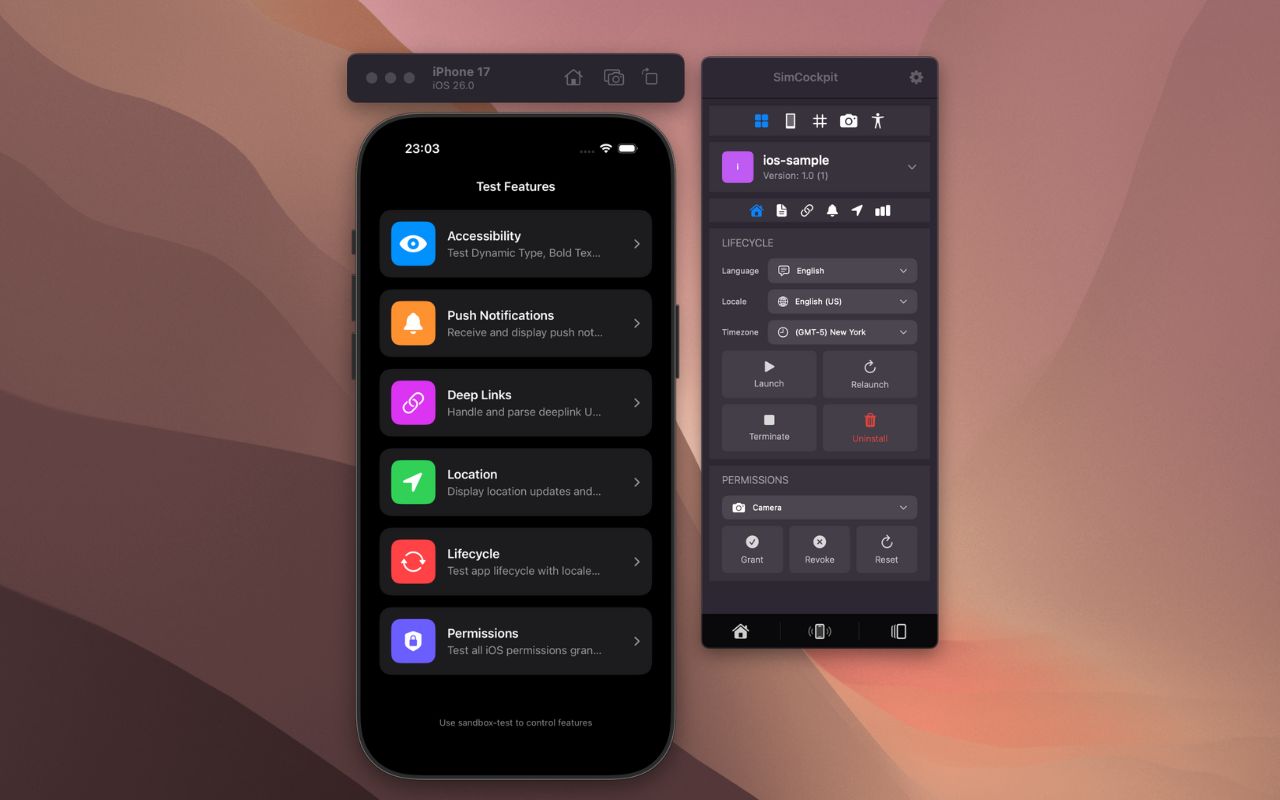 SimCockpit Interface